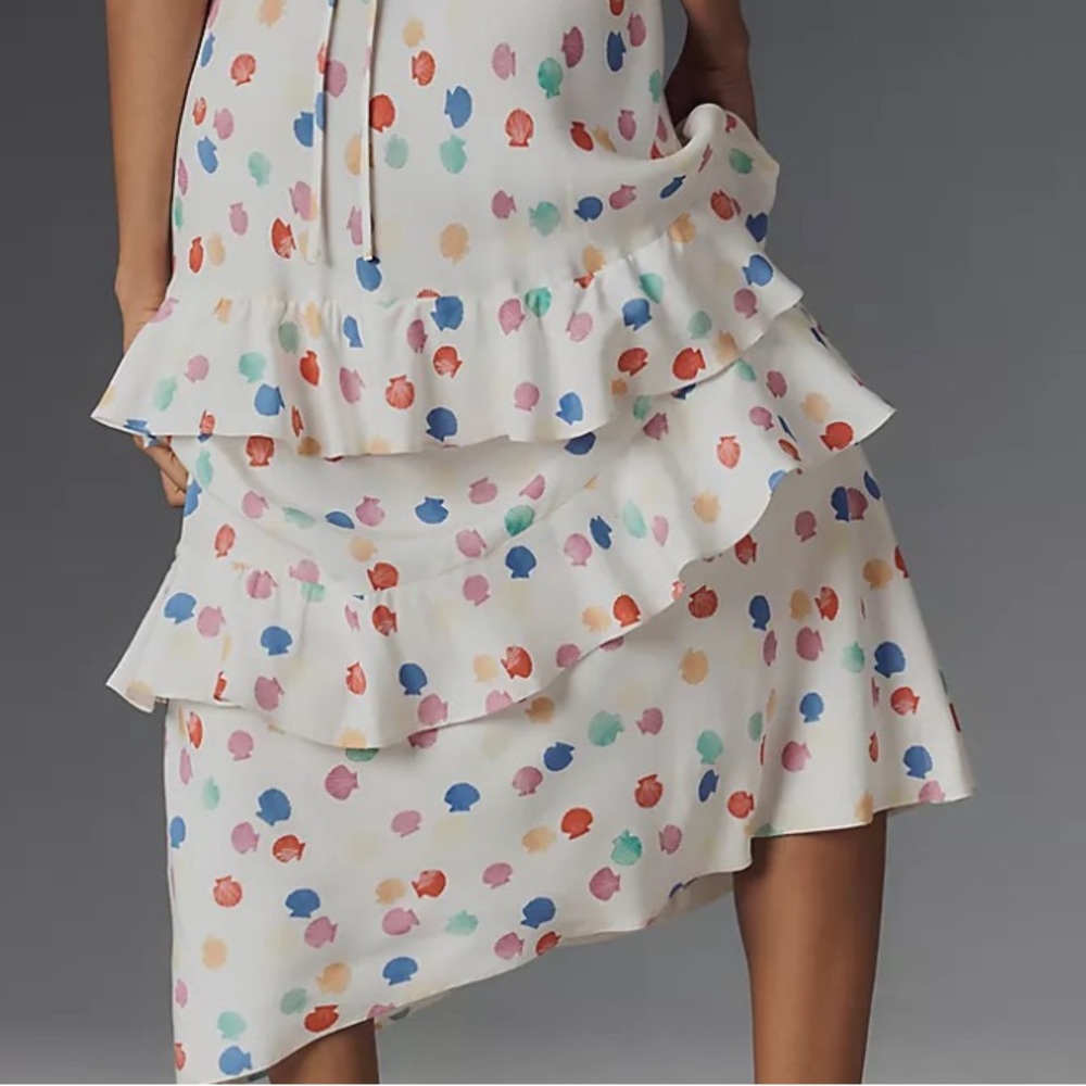 RIXO London Meena Shell Print Tiered Maxi Dress NWT - Picture 5 of 8
